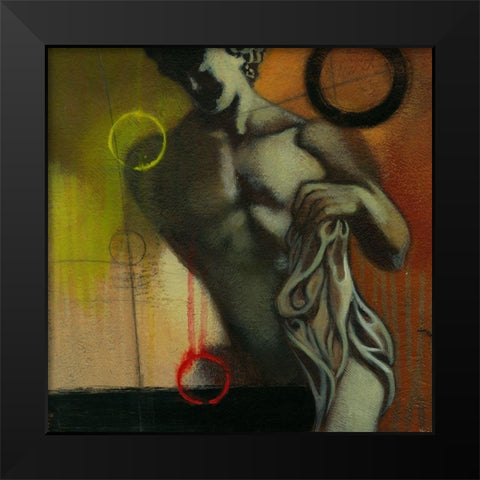 Romans I Black Modern Wood Framed Art Print by Scott