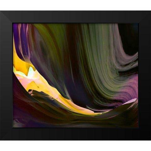 Arizona Rocks II Black Modern Wood Framed Art Print by Tripp