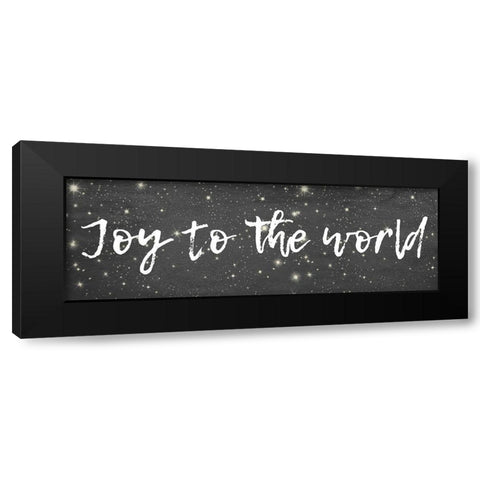 Joy To The World Black Modern Wood Framed Art Print by Phillip, Jamie