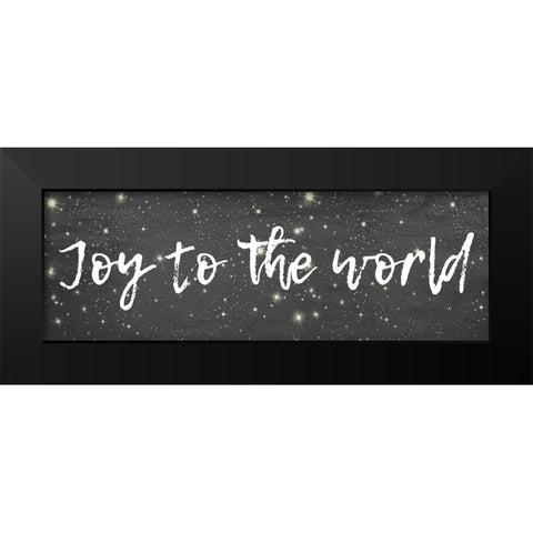 Joy To The World Black Modern Wood Framed Art Print by Phillip, Jamie