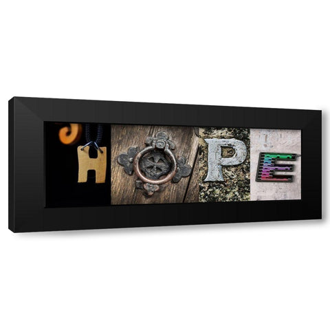 Hope Black Modern Wood Framed Art Print by Phillip, Jamie