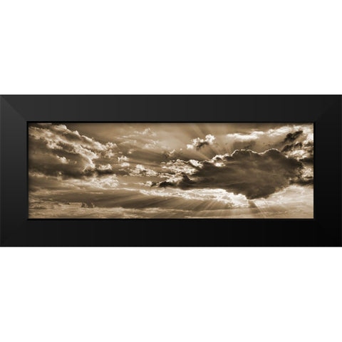 Bronz Sky 2 Black Modern Wood Framed Art Print by Phillip, Jamie