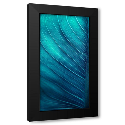 Green Tropics Black Modern Wood Framed Art Print with Double Matting by Phillip, Jamie