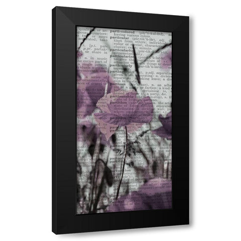 Floral Trend 2 Black Modern Wood Framed Art Print by Phillip, Jamie