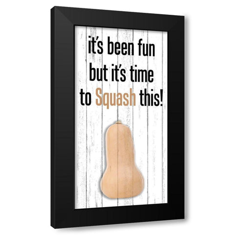 Kitchen Pun 1 Black Modern Wood Framed Art Print with Double Matting by Phillip, Jamie