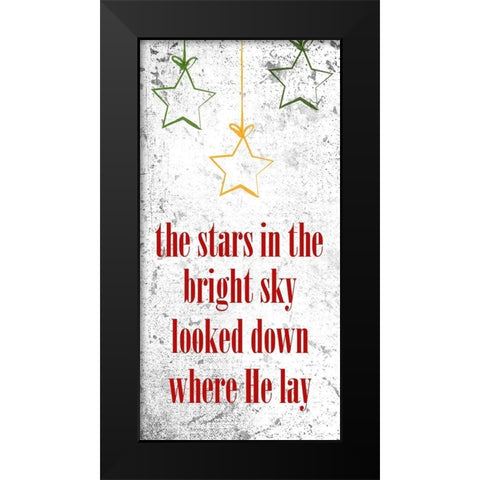 The Stars Black Modern Wood Framed Art Print by Phillip, Jamie