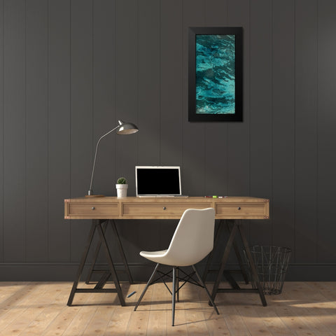 Goshem Abstract 2 Black Modern Wood Framed Art Print by Phillip, Jamie
