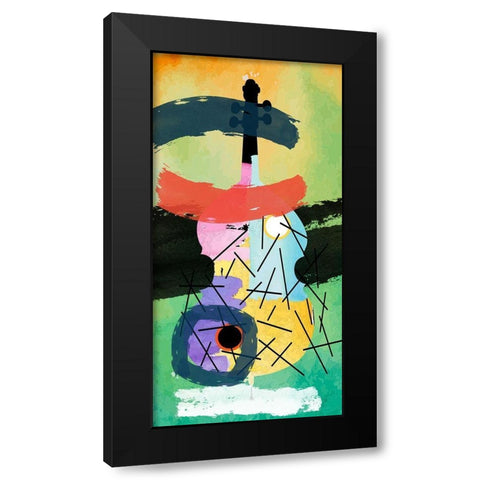 Play On Black Modern Wood Framed Art Print by Phillip, Jamie