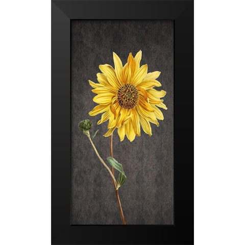 Botanic Black Modern Wood Framed Art Print by Phillip, Jamie