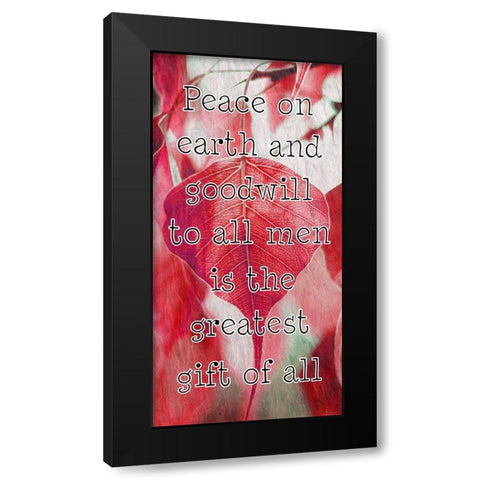 Christmas Gift Black Modern Wood Framed Art Print with Double Matting by Phillip, Jamie