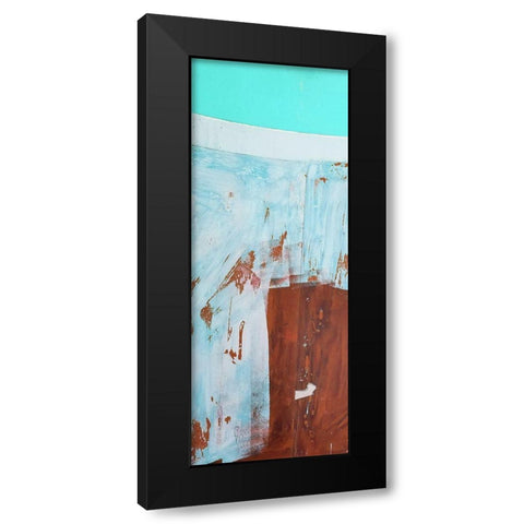 Double Brush Strokes 4 Black Modern Wood Framed Art Print by Phillip, Jamie