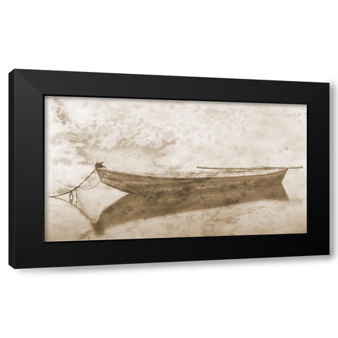 Rowing Dreams 3 Black Modern Wood Framed Art Print with Double Matting by Phillip, Jamie
