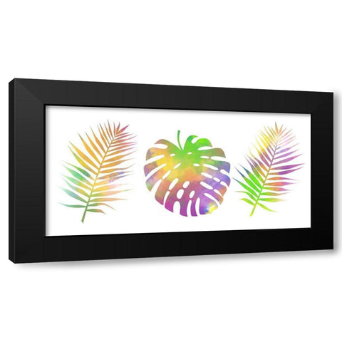 BUbbly Tropics 2 Black Modern Wood Framed Art Print with Double Matting by Phillip, Jamie