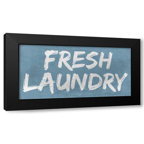 Laundry Black Modern Wood Framed Art Print with Double Matting by Phillip, Jamie
