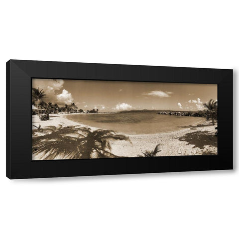 Caribbean Sea 2 Black Modern Wood Framed Art Print by Phillip, Jamie