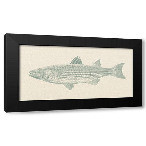 FIshing Day 2 Black Modern Wood Framed Art Print by Phillip, Jamie