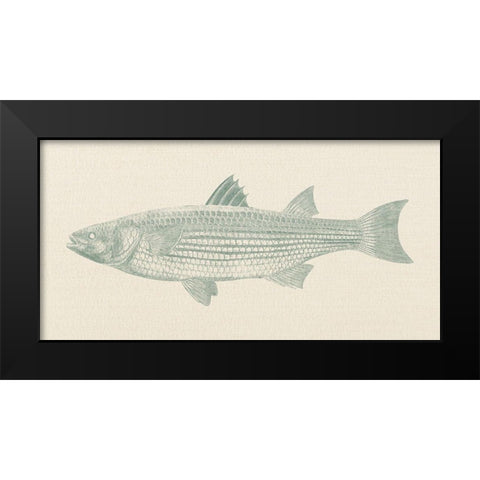 FIshing Day 2 Black Modern Wood Framed Art Print by Phillip, Jamie