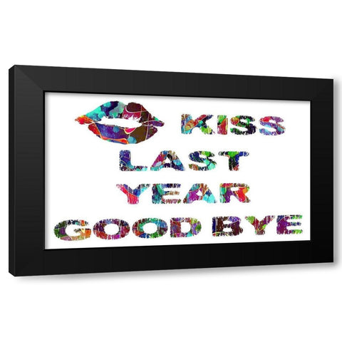 New Year 2 Black Modern Wood Framed Art Print with Double Matting by Phillip, Jamie