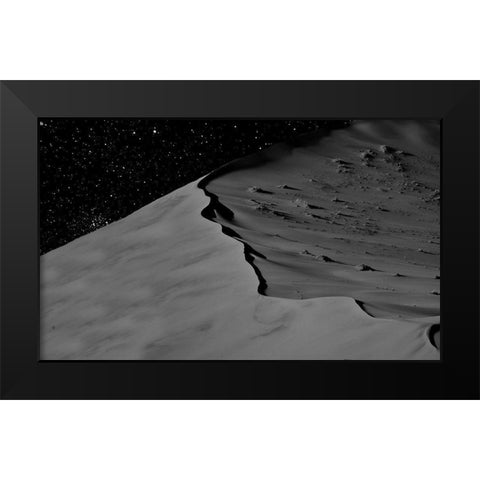 Space  Black Modern Wood Framed Art Print by Phillip, Jamie