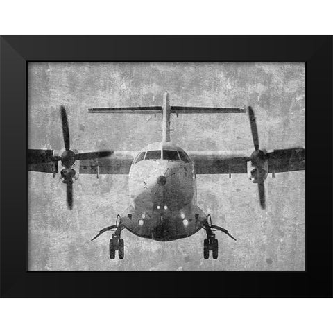 Aviation 2 Black Modern Wood Framed Art Print by Phillip, Jamie
