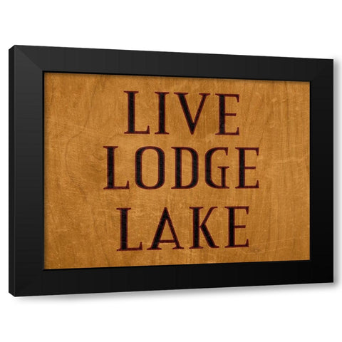 Lodge 2 Black Modern Wood Framed Art Print by Phillip, Jamie