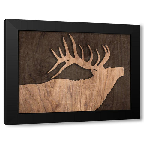 Lodge 4 Black Modern Wood Framed Art Print with Double Matting by Phillip, Jamie