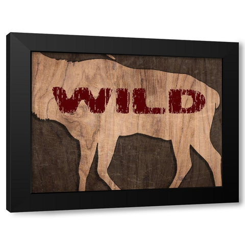 Lodge 5 Black Modern Wood Framed Art Print by Phillip, Jamie