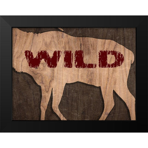 Lodge 5 Black Modern Wood Framed Art Print by Phillip, Jamie