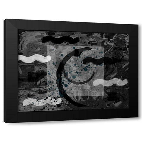 Lanskana Black Modern Wood Framed Art Print with Double Matting by Phillip, Jamie