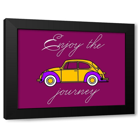 The Journey Black Modern Wood Framed Art Print with Double Matting by Phillip, Jamie