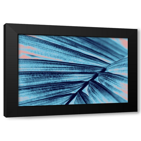 Palm Branch Black Modern Wood Framed Art Print by Phillip, Jamie