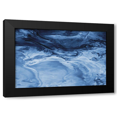 Loop In Time Black Modern Wood Framed Art Print by Phillip, Jamie