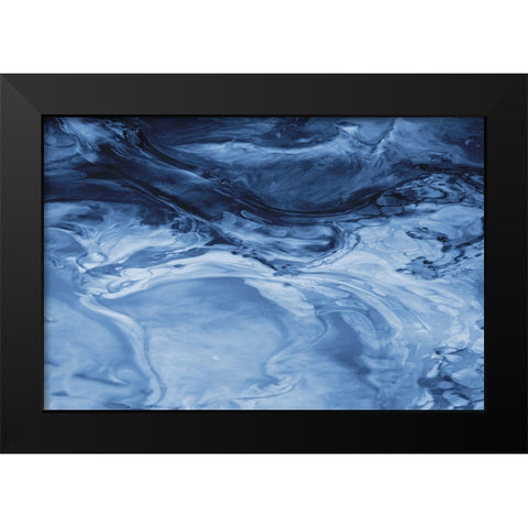 Loop In Time Black Modern Wood Framed Art Print by Phillip, Jamie