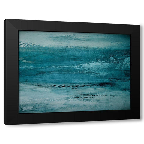 Oceans Deep Black Modern Wood Framed Art Print by Phillip, Jamie