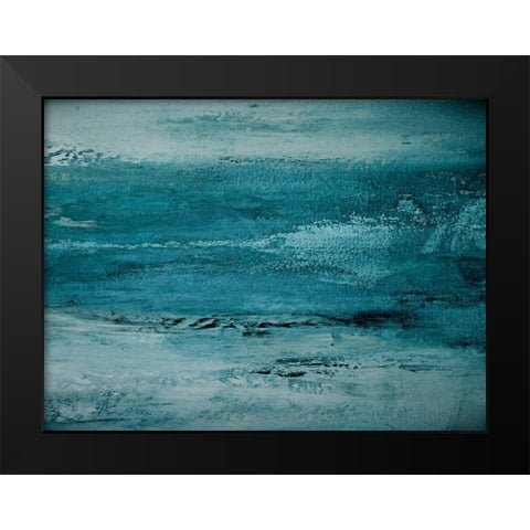 Oceans Deep Black Modern Wood Framed Art Print by Phillip, Jamie