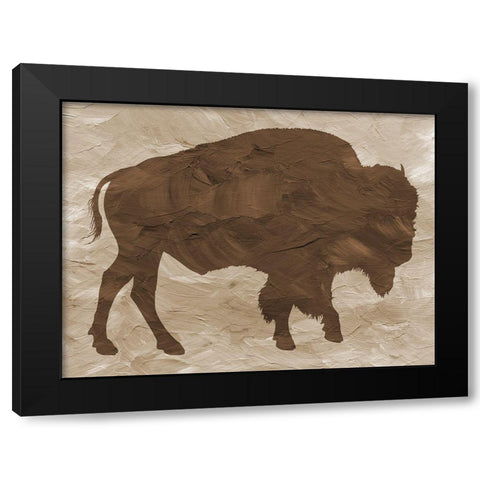 Wild Africa Black Modern Wood Framed Art Print with Double Matting by Phillip, Jamie
