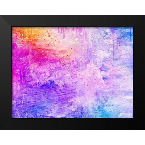 Plinko Pink 2 Black Modern Wood Framed Art Print by Phillip, Jamie