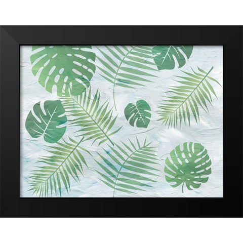 Palm Black Modern Wood Framed Art Print by Phillip, Jamie