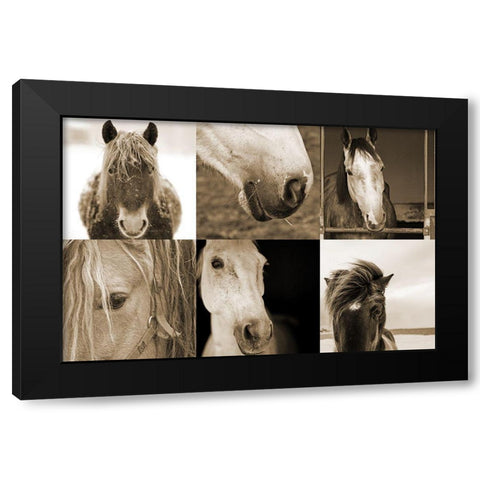 Wild West 1 Black Modern Wood Framed Art Print by Phillip, Jamie