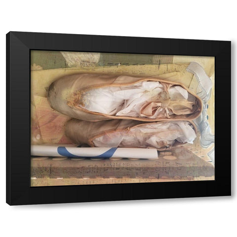 Ballerina Black Modern Wood Framed Art Print by Phillip, Jamie
