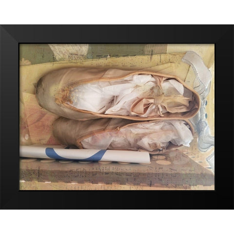 Ballerina Black Modern Wood Framed Art Print by Phillip, Jamie