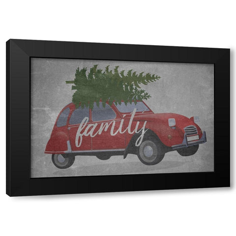 Christmas Tradition 2 Black Modern Wood Framed Art Print with Double Matting by Phillip, Jamie