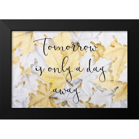 Tomorrow Black Modern Wood Framed Art Print by Phillip, Jamie