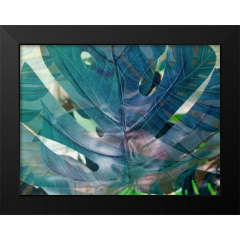 Succulent Tropics Black Modern Wood Framed Art Print by Phillip, Jamie