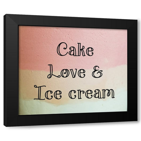 All Things Sweet 1 Black Modern Wood Framed Art Print with Double Matting by Phillip, Jamie