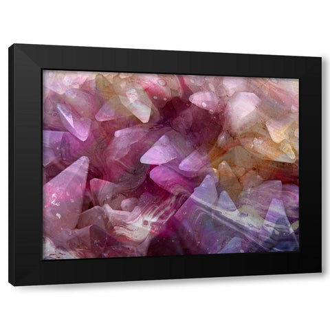 Colored Crystal Black Modern Wood Framed Art Print with Double Matting by Phillip, Jamie