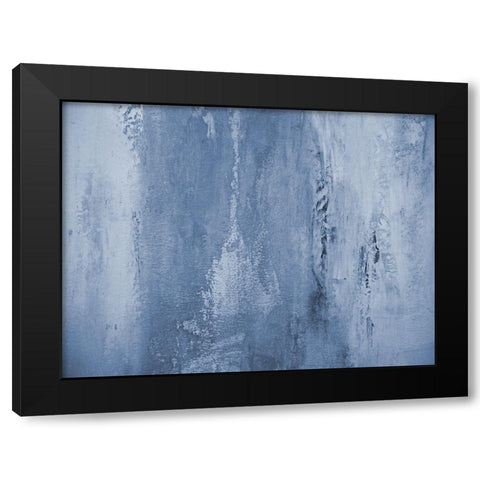 Blue Caribbean Paint Black Modern Wood Framed Art Print with Double Matting by Phillip, Jamie