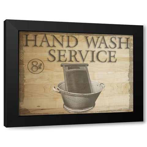 Wash Board Black Modern Wood Framed Art Print with Double Matting by Phillip, Jamie