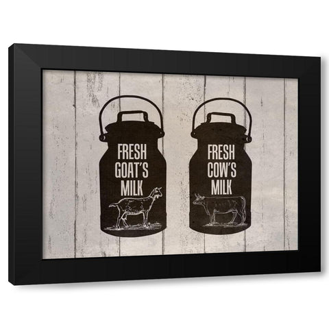 Fresh Farm Milk 1 Black Modern Wood Framed Art Print by Phillip, Jamie