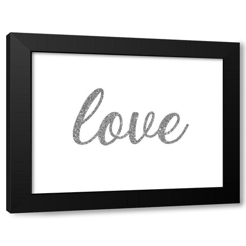 Wide Spread Love 2 Black Modern Wood Framed Art Print with Double Matting by Phillip, Jamie